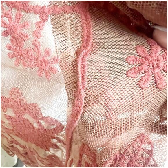 Shyanne Embroidered Cardigan Womens O/S Brown Resort Beachy Coastal Boho Western - Picture 11 of 14